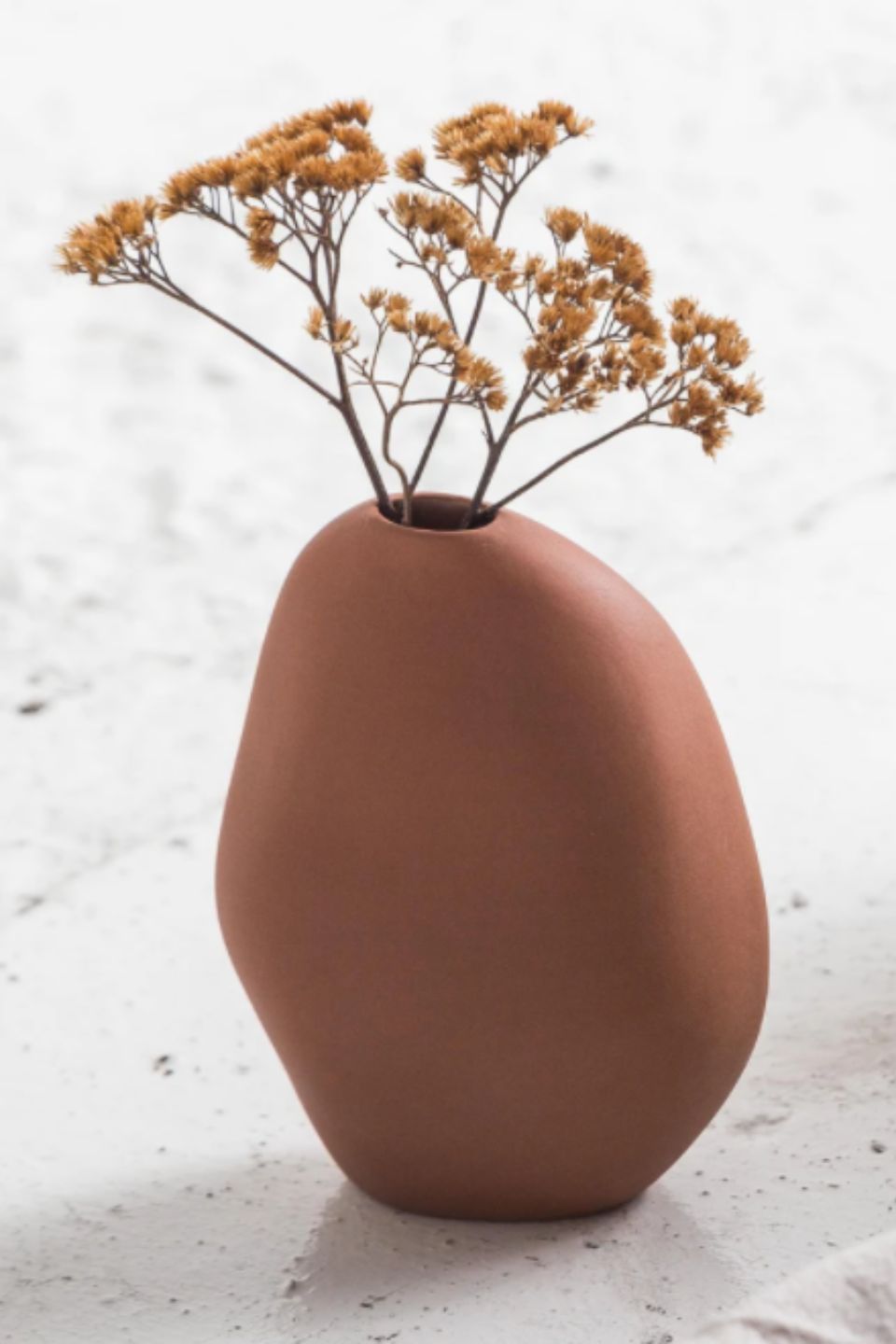 Harmie Pebble Natural Speckle Ceramic Vase - 4