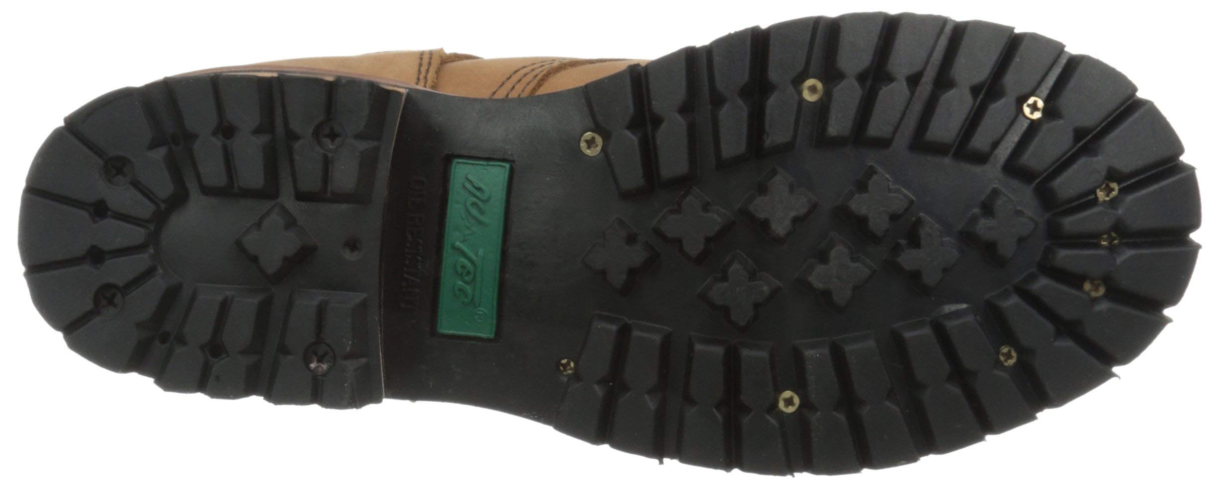 Ad Tec 9 Inch Women's Logger Work Boots - Crazy Horse Leather, Soft Safety Toe, Oil Resistant Lug Sole - Perfect for Construction, Landscaping & Outdoor Work