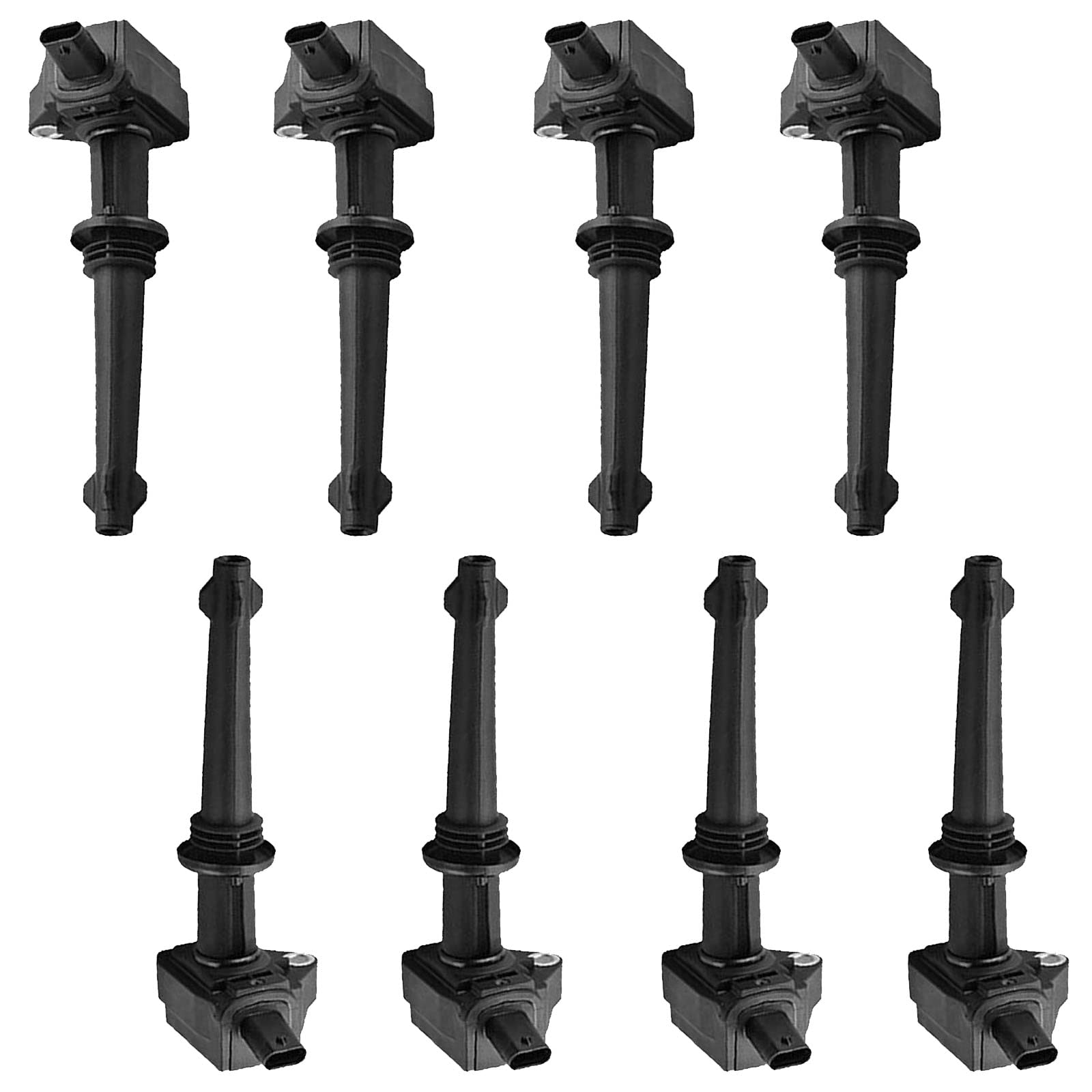 8pcs Ignition Coil Pack Compatible with Land Rover Jaguar LR4 Range Rover XF XFR XJ XK XKR 2010-2013 5.0L V8 - High Performance Replacement Part for Smoother Engine Operation & Better Fuel Efficiency - Perfect for Off-Roading, Daily Commuting & Long Road Trips