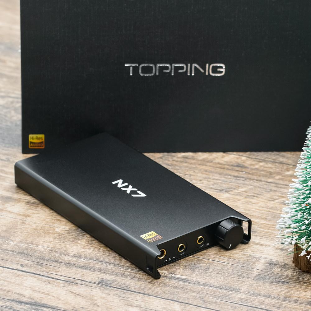 TOPPING NX7 Portable Headphone Amplifier - High Power Hi-Fi Audio DAC for iPhone, Android & PC - Perfect for Travel, Gaming & Studio Monitoring