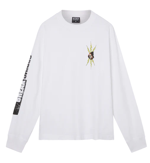 Capita 2025 Reaper Long Sleeve T-Shirt for Men & Women - Premium Cotton White Graphic Tee - Streetwear, Skateboarding & Casual Everyday Wear