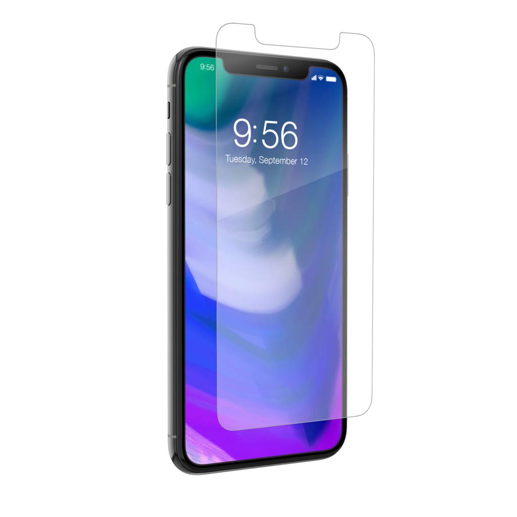 ZAGG InvisibleShield HD Dry Screen Protector for iPhone X - Ultra Clear Anti-Scratch Film - Perfect for Everyday Use, Travel & Work Protection