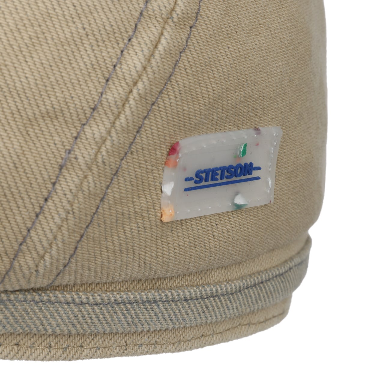 Stetson 6-Panel Sustainable Cotton Flat Cap for Men – Eco-Friendly Casual Hat for Outdoor, Golf, and Daily Wear