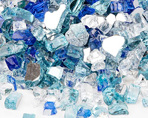 Cobalt Blue, Caribbean Blue and Platinum