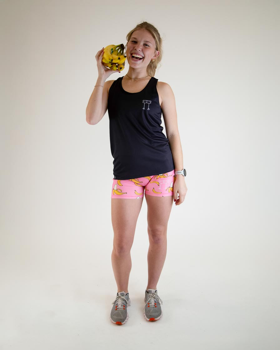 High-Performance Women's Black Workout Singlet - Perfect for Gym, Running & Yoga | Moisture-Wicking & Breathable Activewear