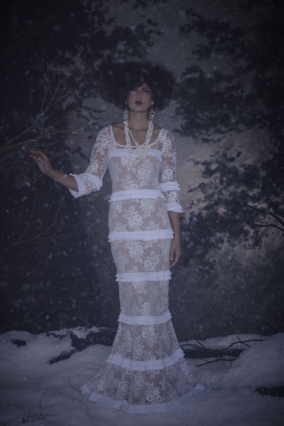 BHLDN Esprit de Corps Wedding Gown - Elegant Lace Bridal Dress for Bride, Perfect for Beach Weddings & Formal Ceremonies