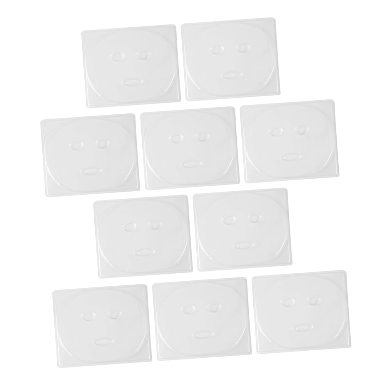 10Pcs Reusable DIY Face Mask Mold Set - Seaweed Mask Trays & Collagen Mask Bowl for Women - Perfect for Spa, Beauty Salon & At-Home Skincare Routine