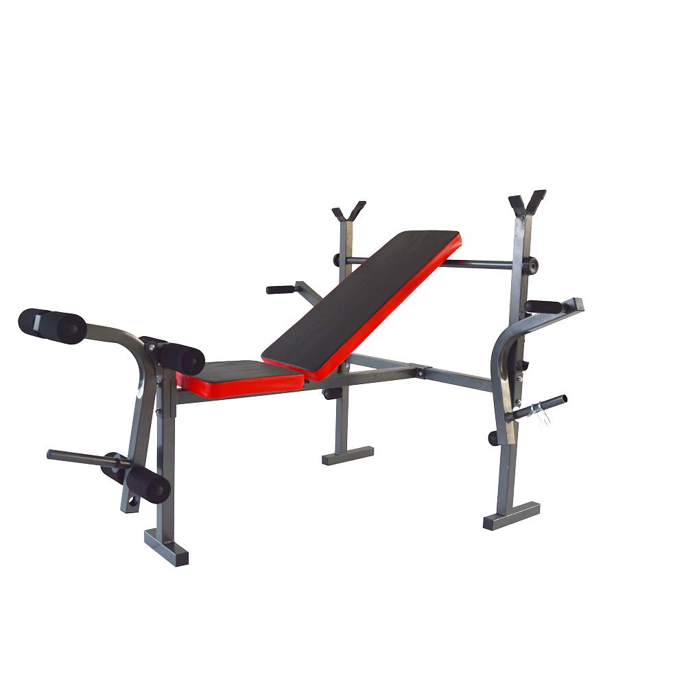 INTBUYING Adjustable Weight Bench for Home Gym - Foldable Workout Bench for Strength Training, Weight Lifting & Exercise - Perfect for Home Workouts, Bodybuilding & Fitness Training