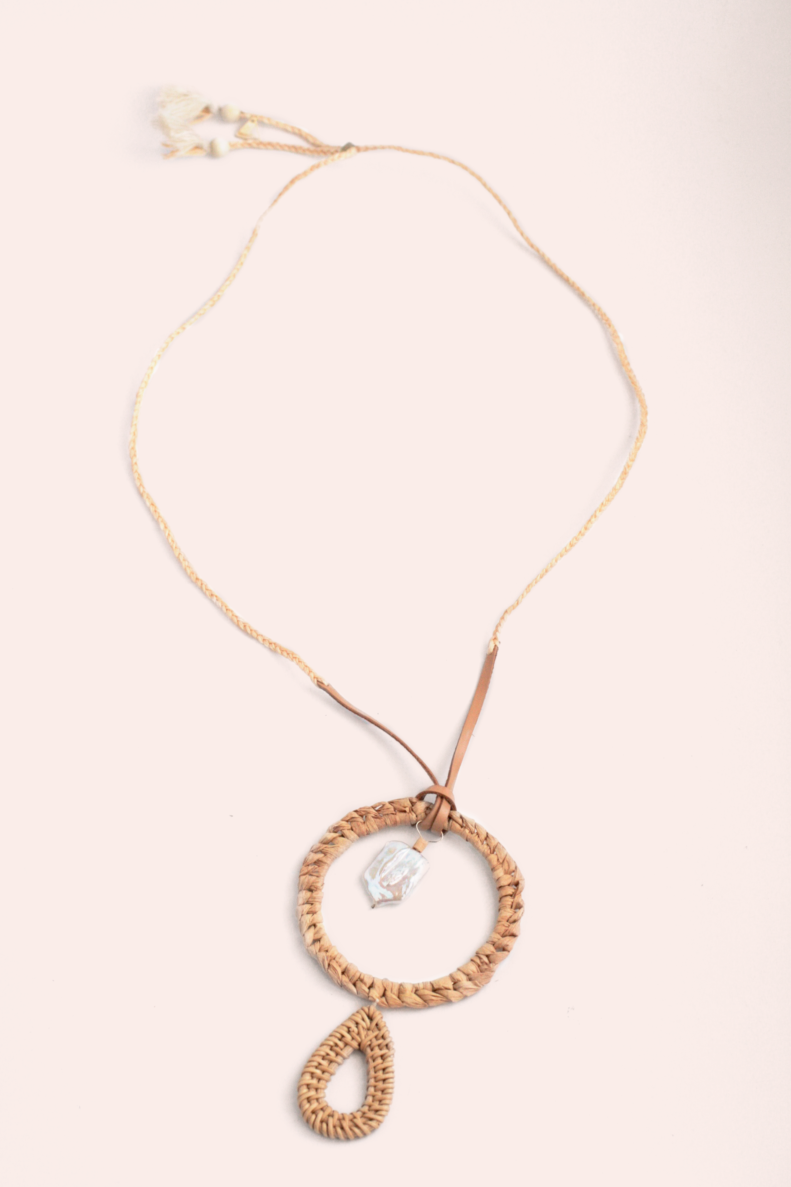Elegant Braided Drop Pearl Necklace for Women - Perfect for Weddings, Parties & Special Occasions