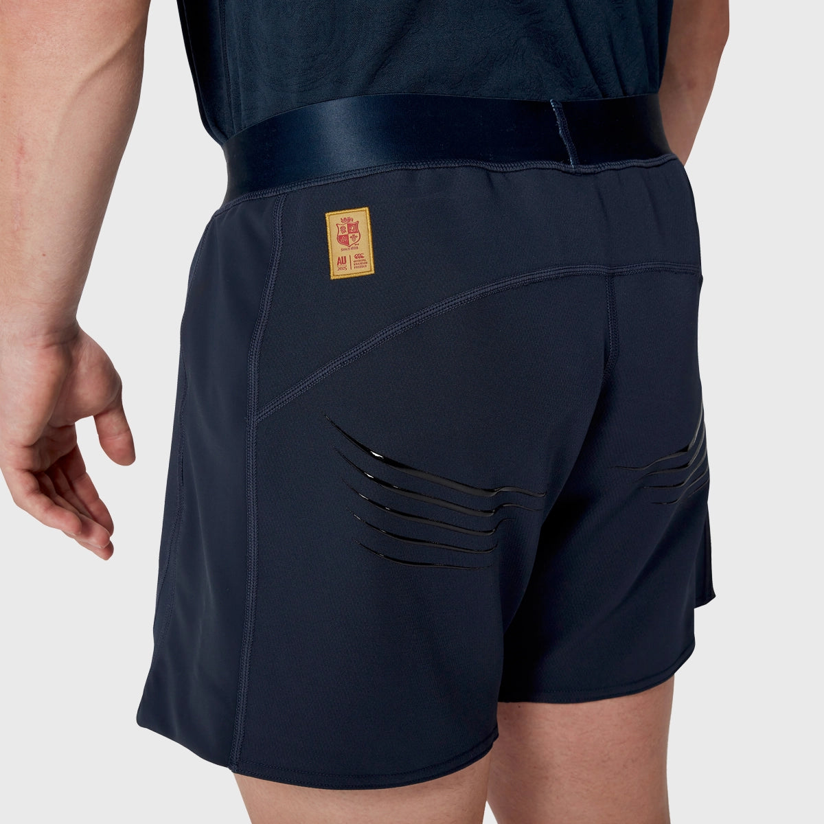 Canterbury British & Irish Lions Rugby Training Shorts - Navy Blue Men's Sports Shorts for Rugby Practice & Gym Workouts