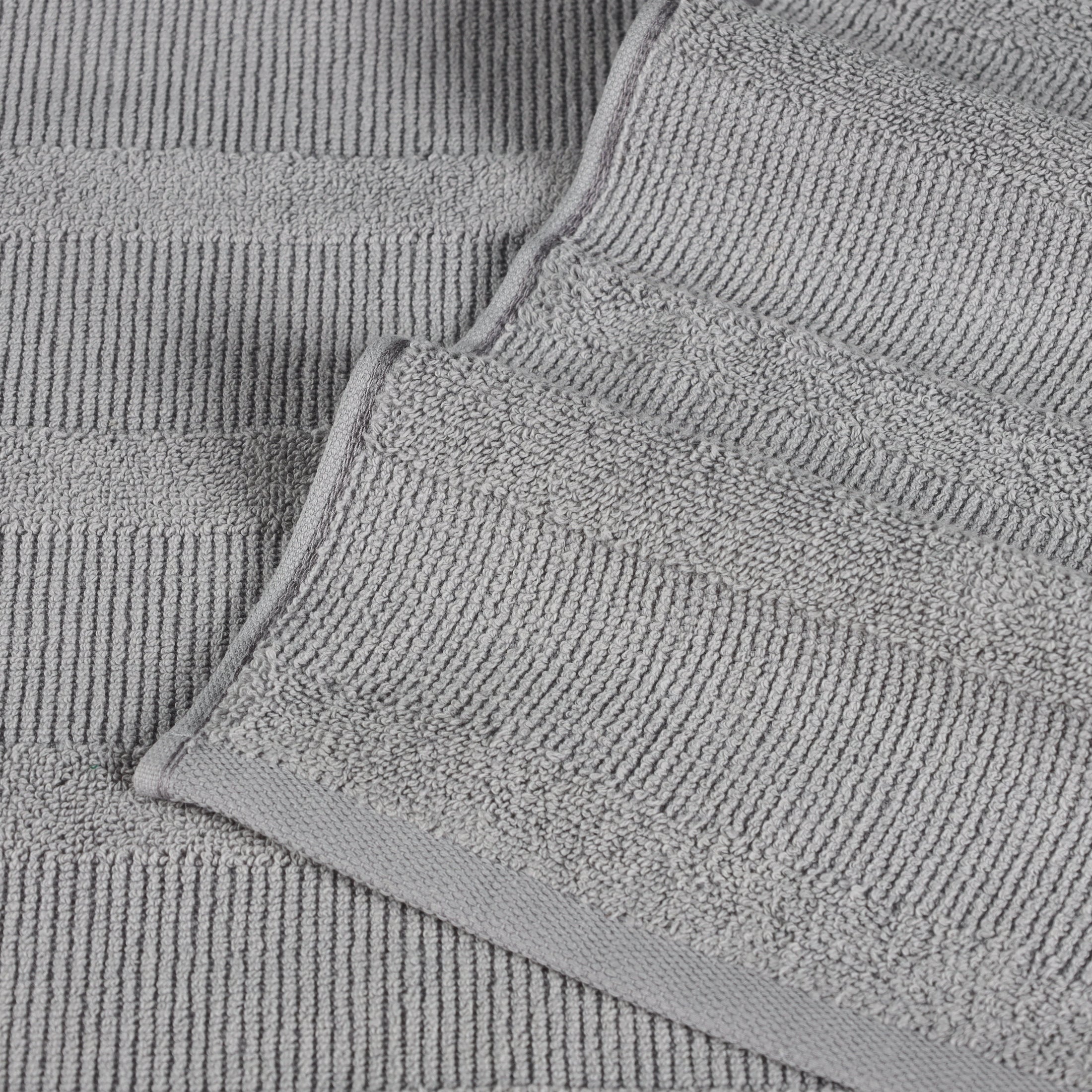 Premium Ribbed Turkish Cotton Quick-Dry 3-Piece Towel Set - Ultra Absorbent, Soft & Durable Bath, Beach & Gym Towels for Spa, Pool & Travel Use