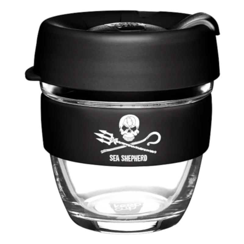 KeepCup Brew Glass Reusable Coffee Cup 8oz - Perfect for Home, Office & Travel | Eco-Friendly Glass Mug for Coffee & Tea Lovers
