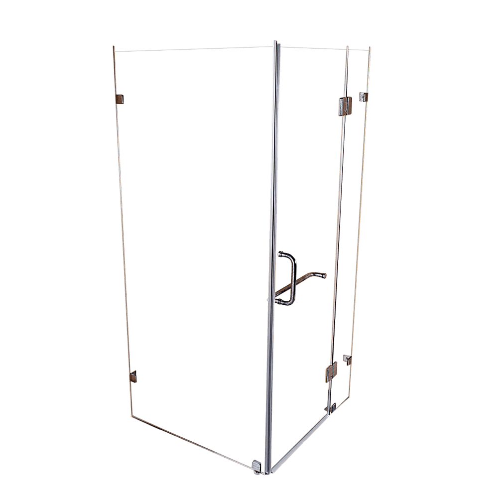 10mm Frameless Glass Shower Screen 1000x900mm - Modern Bathroom Enclosure by Della Francesca | Perfect for Walk-in Showers, Wet Rooms & Spa Bathrooms