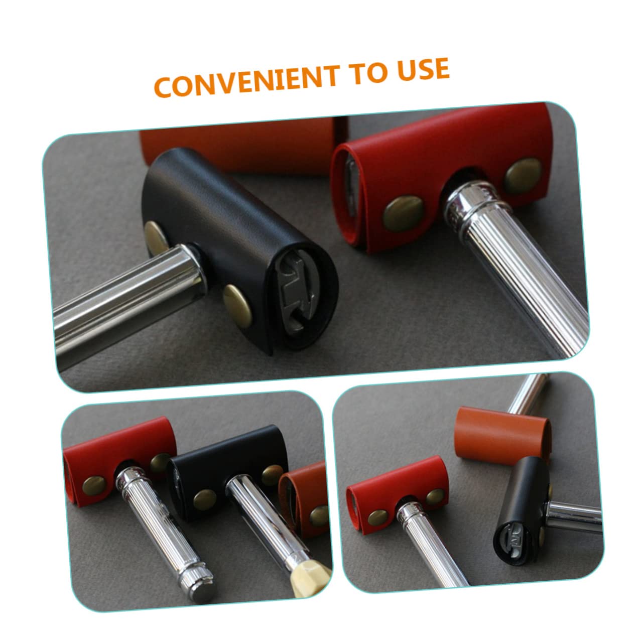 Gadpiparty 6-Pack Manual Razor Cover for Men - Protective Double Edge Safety Razor for Shaving - Perfect for Travel, Gym & Daily Grooming Routine
