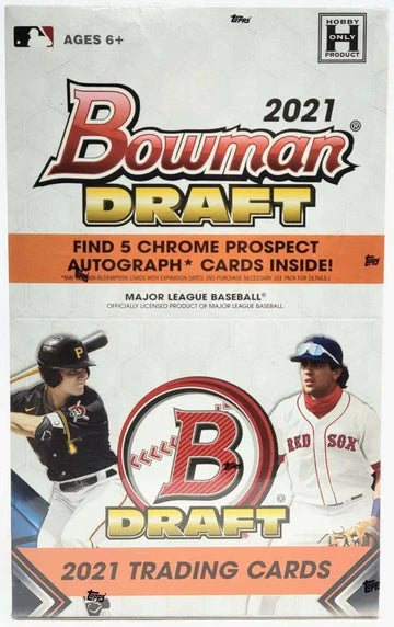 2021 Bowman Draft Baseball Super Jumbo Box - 24 Packs, 288 Cards - MLB Prospects & Rookies - Perfect for Collectors, Investors & Fantasy Baseball Fans