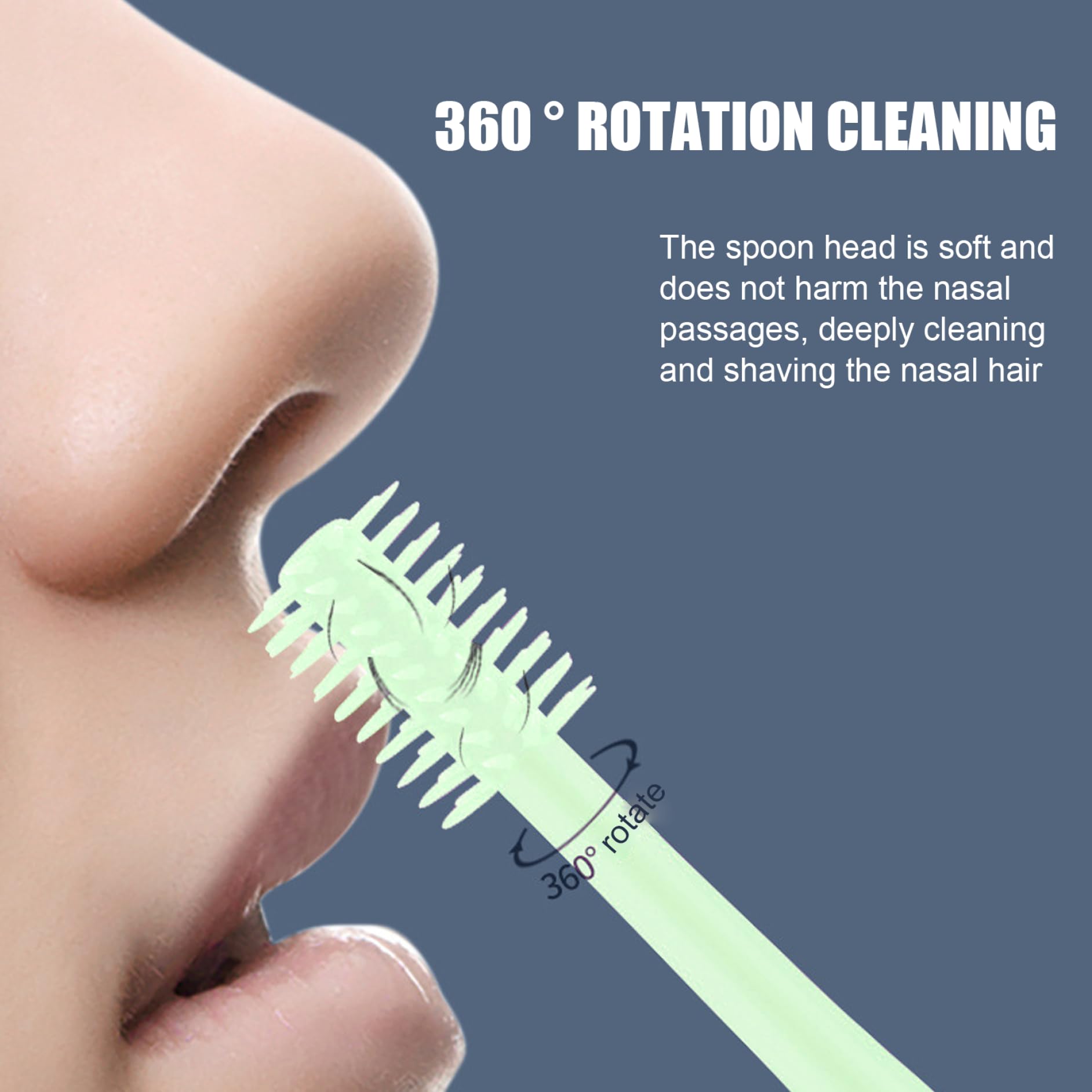 Double Sided Nose & Eyebrow Trimmer for Women & Men - 3Pcs with Case - Perfect for Travel & Grooming