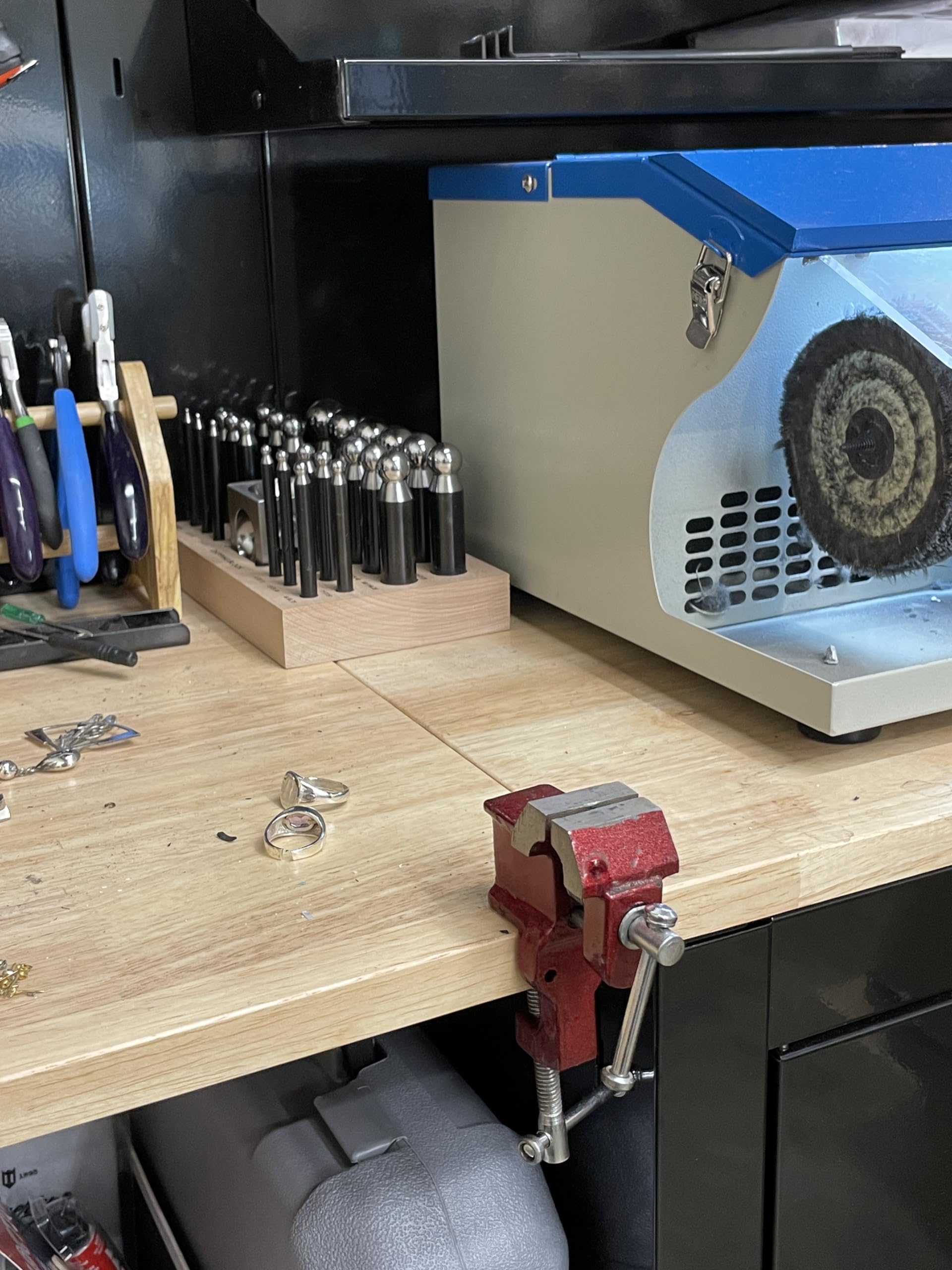 Mini Bench Vise Clamp with 1