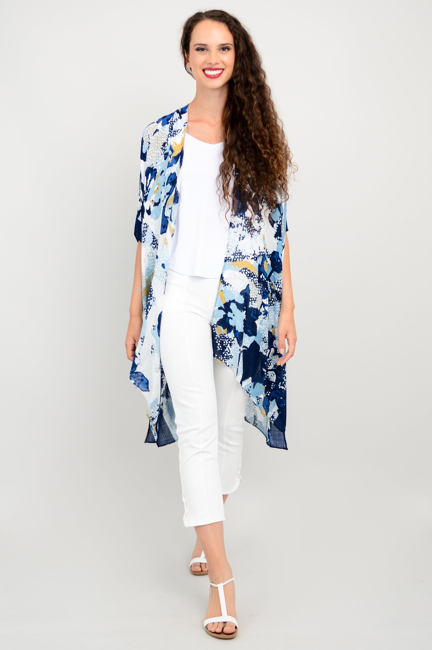 Darcy Maka Indigo One Size Women's Casual Dress - Perfect for Summer Outings, Beach Vacations, and Date Nights