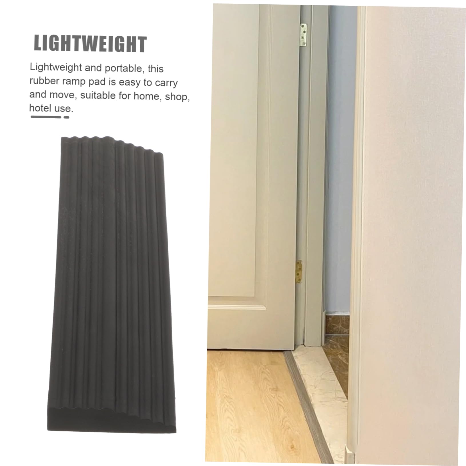 Portable Threshold Ramp for Robot Vacuums - Indoor Slope Mat for Easy Home Access - Durable Entry Ramp for Wheelchairs, Walkers & Mobility Scooters - Perfect for Doorways, Steps & Uneven Surfaces