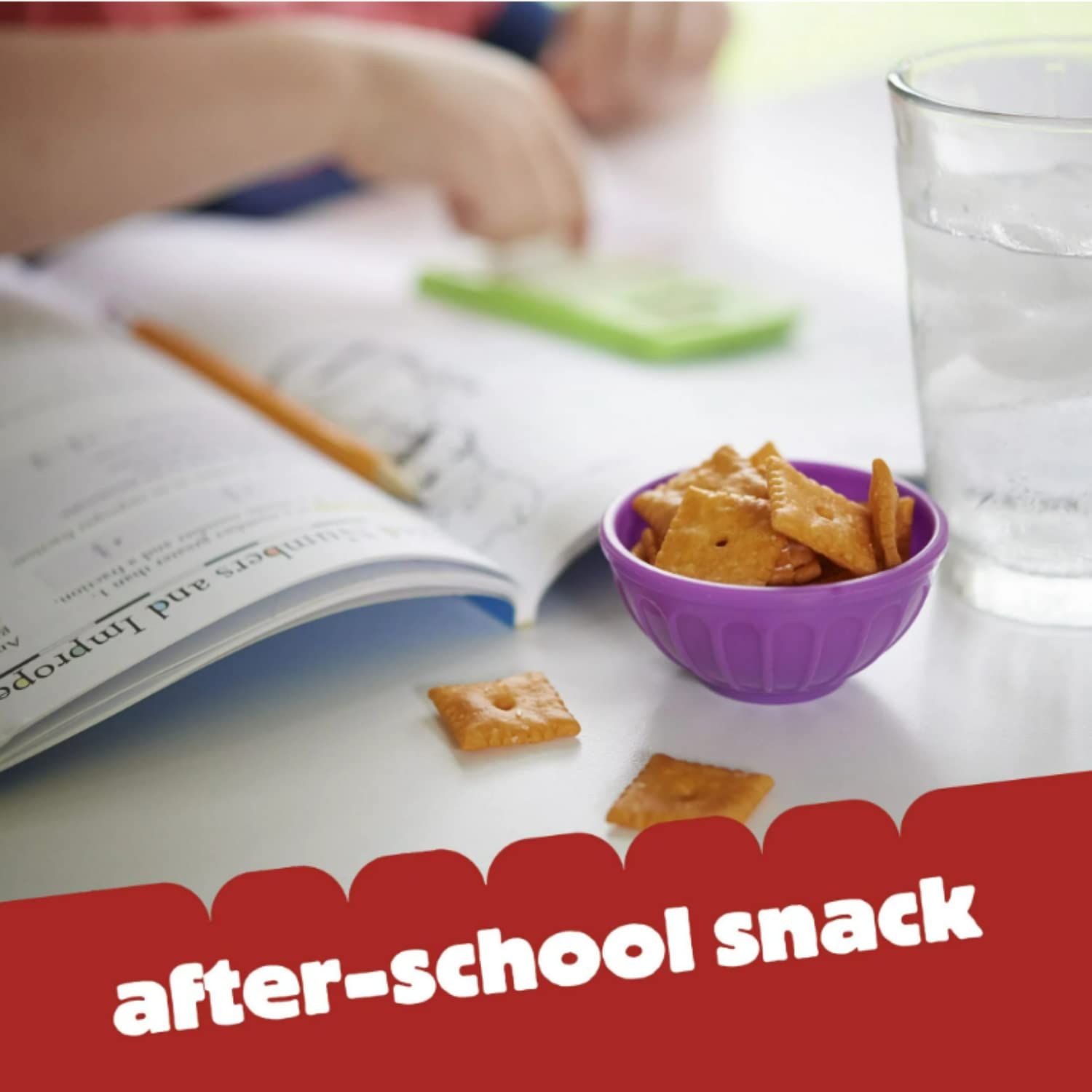 Original Cheese Crackers - Baked Snack Crackers for Office & Kids - 1.5 oz (15 Count) - Perfect for Lunchboxes, After-School Snacks & Workplace Breaks