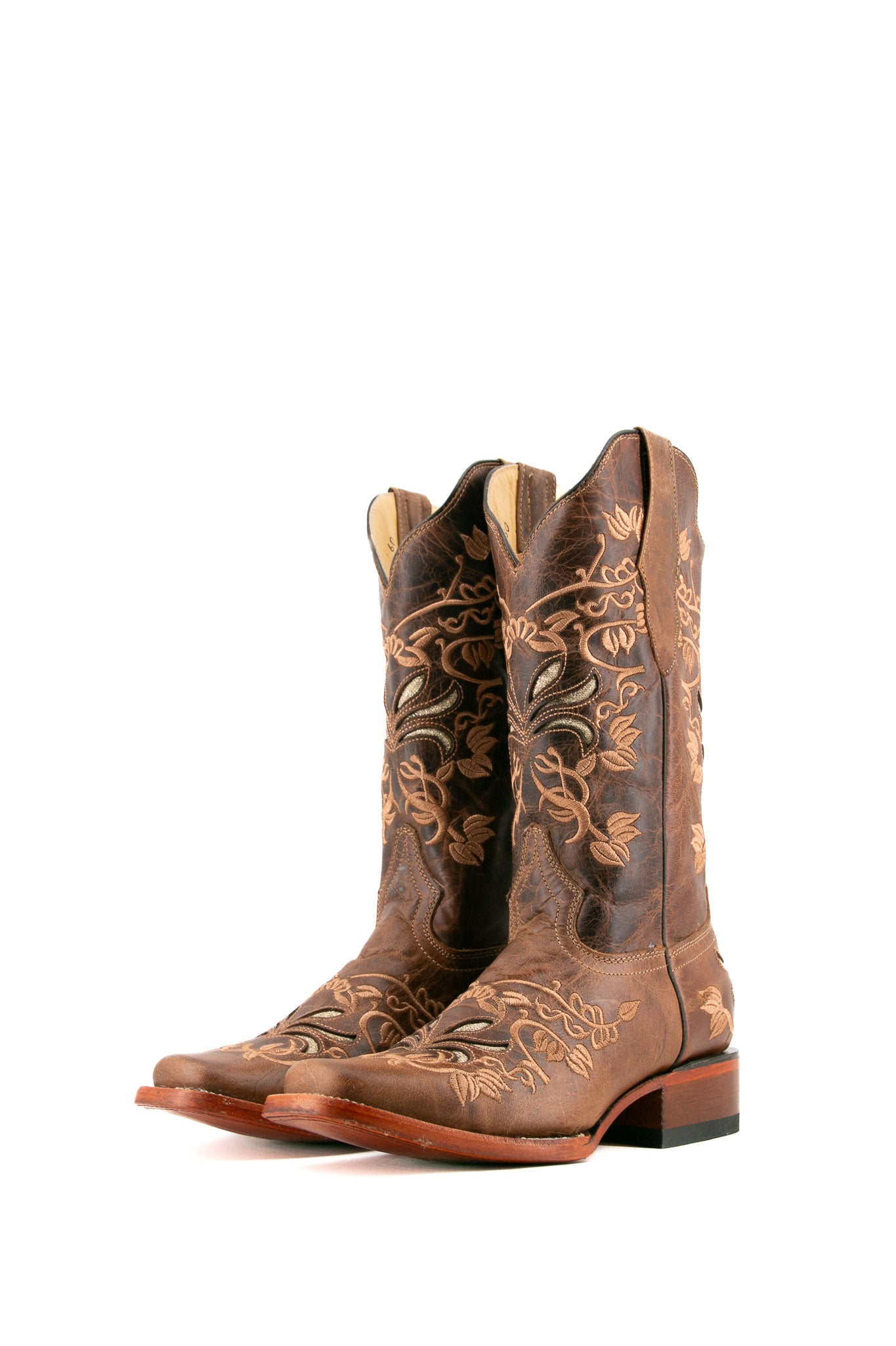 Frontier Cowgirl Boots for Women - 250 Capuchino Brown Western Ankle Boots for Fall | Perfect for Rodeo, Country Dancing & Casual Outfits
