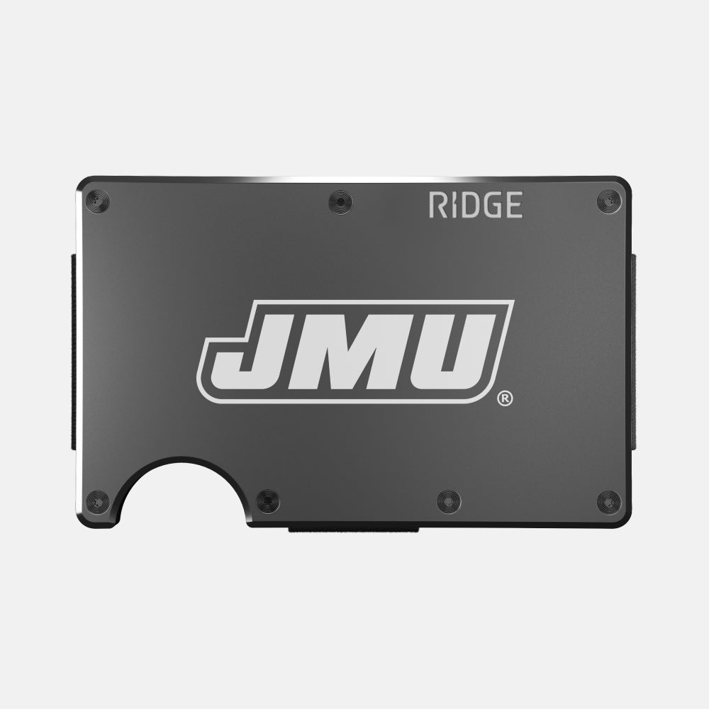 Ridge Wallet for Men - Slim Minimalist RFID Blocking Front Pocket Wallet - James Madison Dukes Edition - Perfect for Everyday Carry, Travel & Gifts