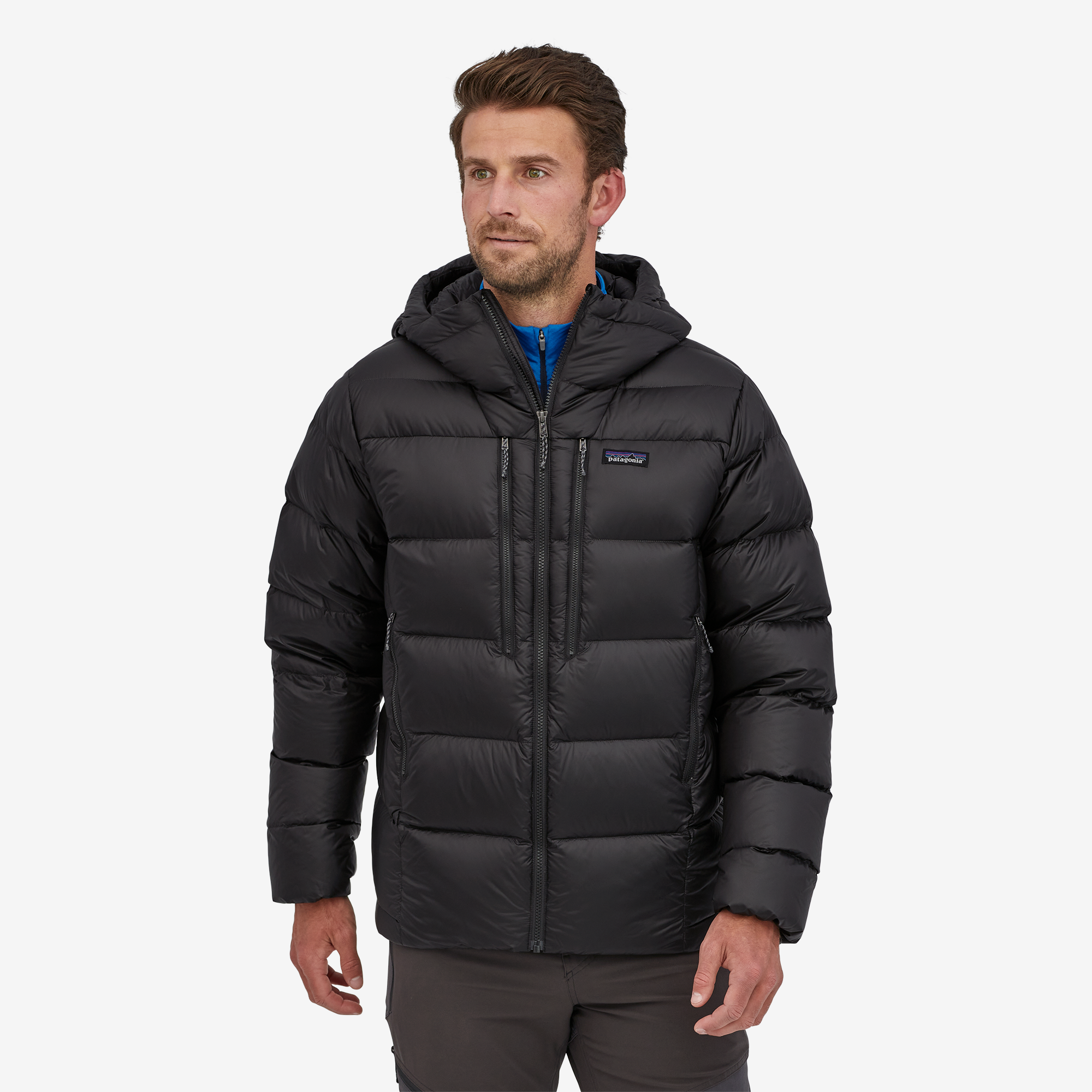 Men's Fitz Roy Down Hoody - Lightweight Waterproof Winter Jacket for Hiking & Outdoor Activities