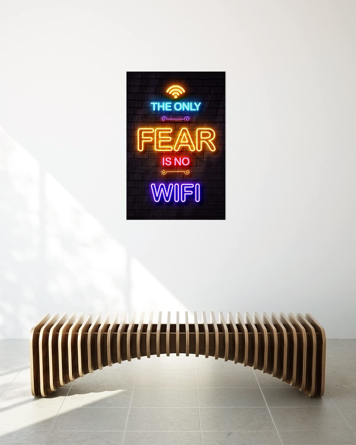 Gaming Posters for Boys Room - Cool Video Game Wall Art Decor for Bedroom - Black Light Gamer Posters - Canvas Gaming Room Decor - 16x24 Inch Unframed Wall Art - Perfect for Teen Boys Bedroom & Game Room Setup