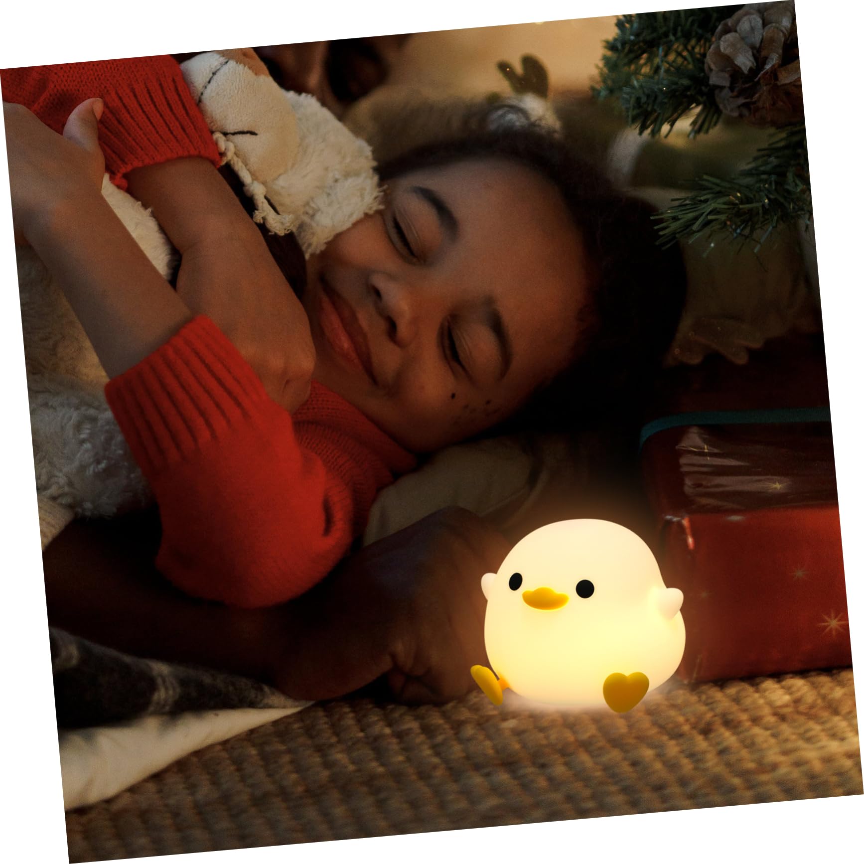 ARTIBETTER 2-Pack LED Night Light Lamp - Soft Glow Bedside Lamp for Kids, Nursery, Bedroom, Desk | Energy-Efficient, Child-Safe Nightlight for Sleep, Reading & Relaxation