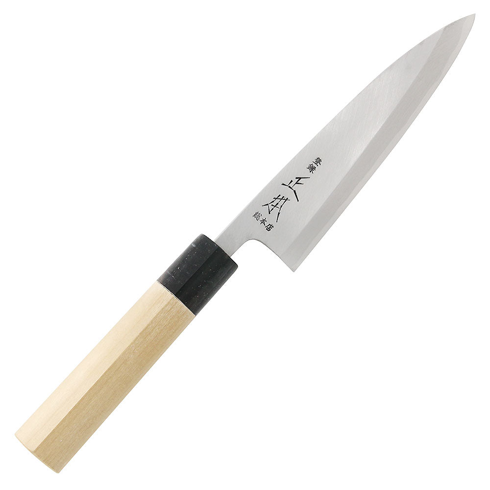 Masamoto Hongasumi Gyokuhaku Mioroshi Deba Knife - Premium Japanese Steel Kitchen Knife for Sushi, Fish Filleting & Meat Cutting - Perfect for Chefs & Home Cooking