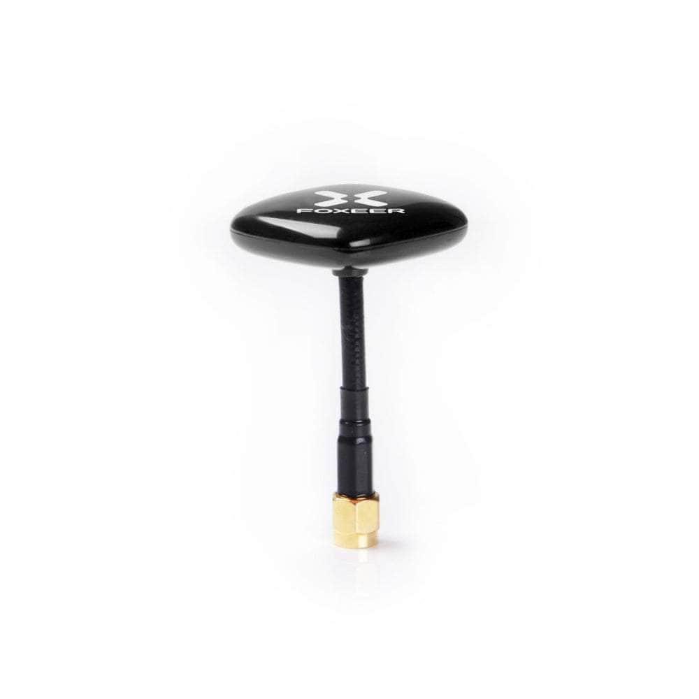 Foxeer Echo 2 5.8Ghz RP-SMA Patch Feeder Antenna RHCP for FPV Drones - High Gain Long Range Signal Booster - Perfect for Racing, Freestyle & Long-Range FPV Flying (Black)