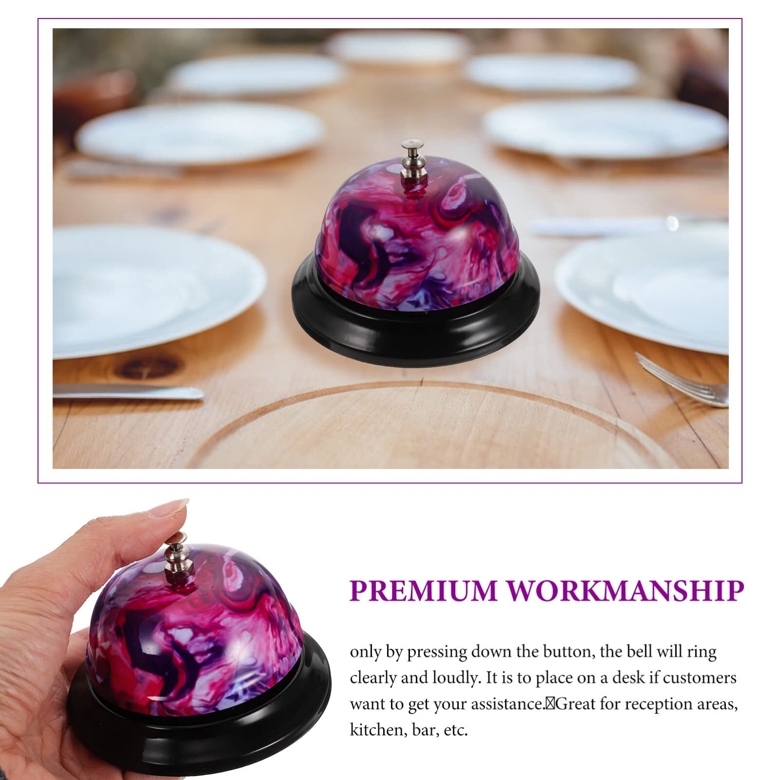 Service Bell for Hotels & Restaurants - Call Bell for Front Desk Assistance