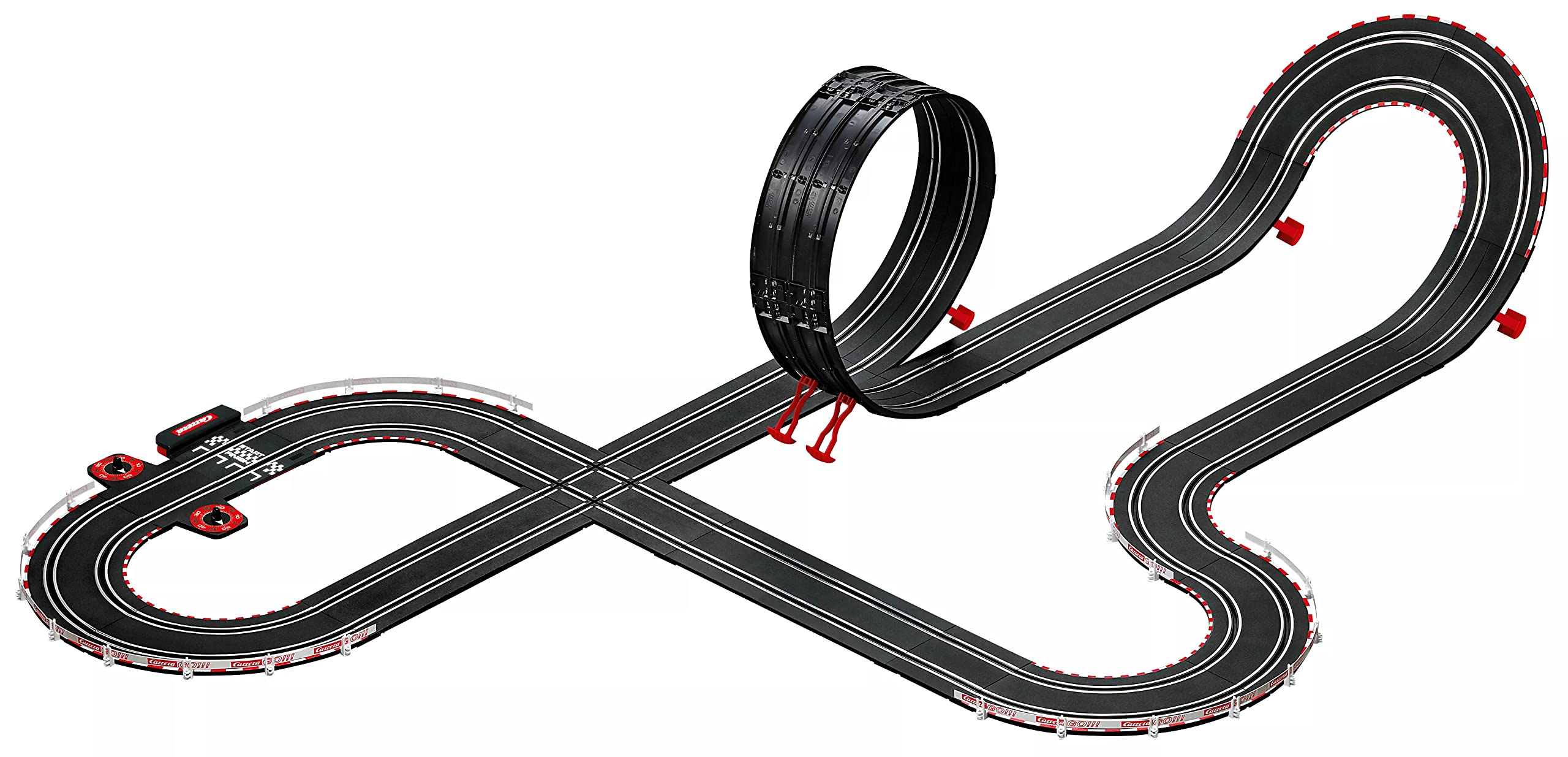 Carrera GO 62548 Max Performance Electric Slot Car Racing Set - 1:43 Scale Toy Race Track with 2 Cars & Hand Controllers - Perfect for Kids, Family Game Nights & Competitive Racing Fun