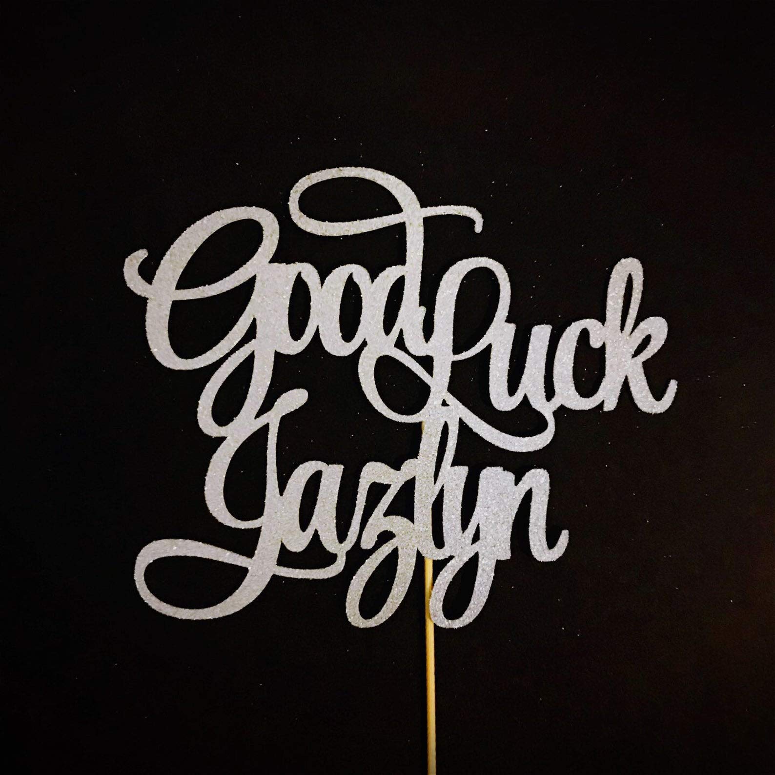 Good Luck Cake Topper - Farewell & Retirement Party Decorations - Wedding, Graduation, Birthday Celebration Cake Decor - Perfect for Special Occasions
