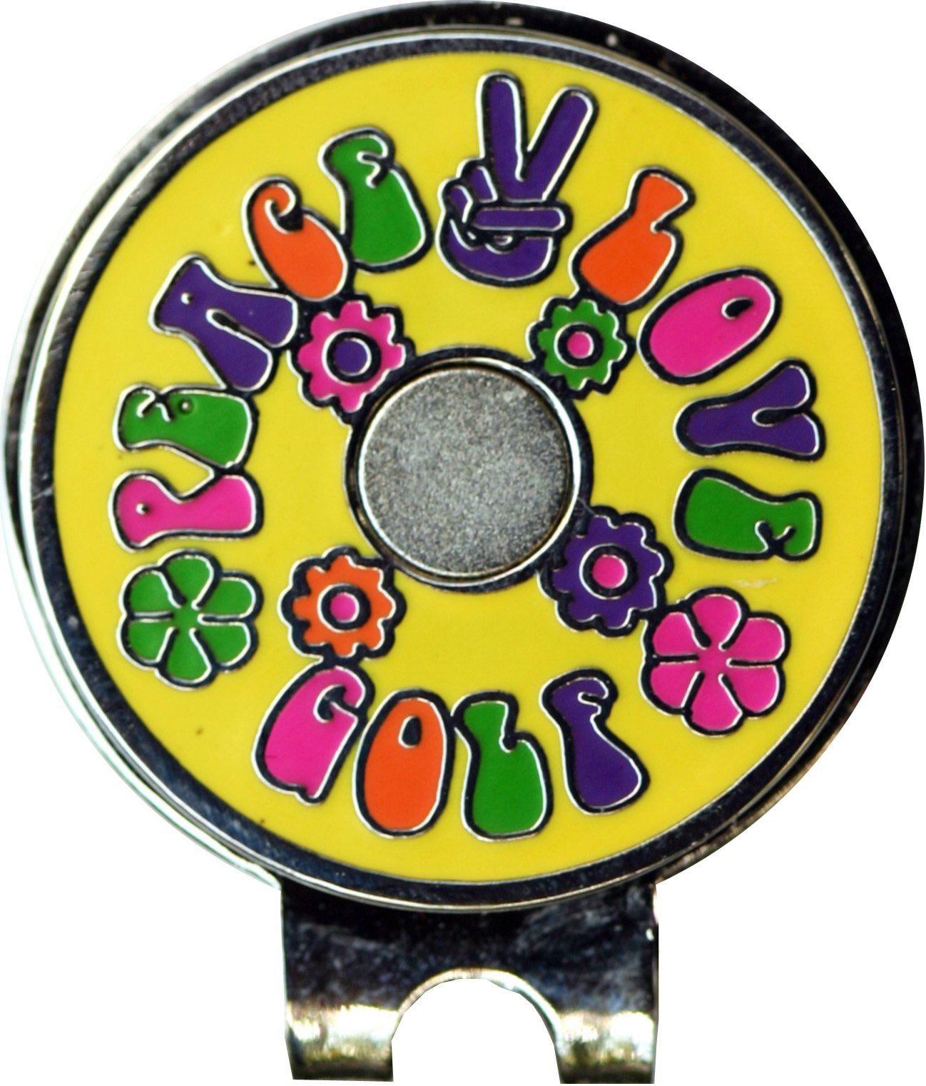 Peace Love Golf Ball Marker & Hat Clip - Perfect for Golfers