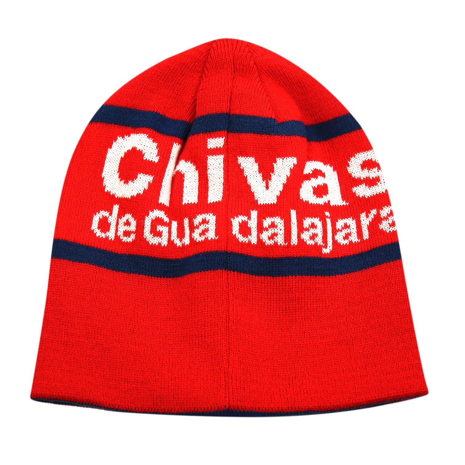 Chivas De Guadalajara Official Licensed Winter Soccer Beanie for Adults - Warm Knit Hat for Football Fans, Cold Weather & Outdoor Sports
