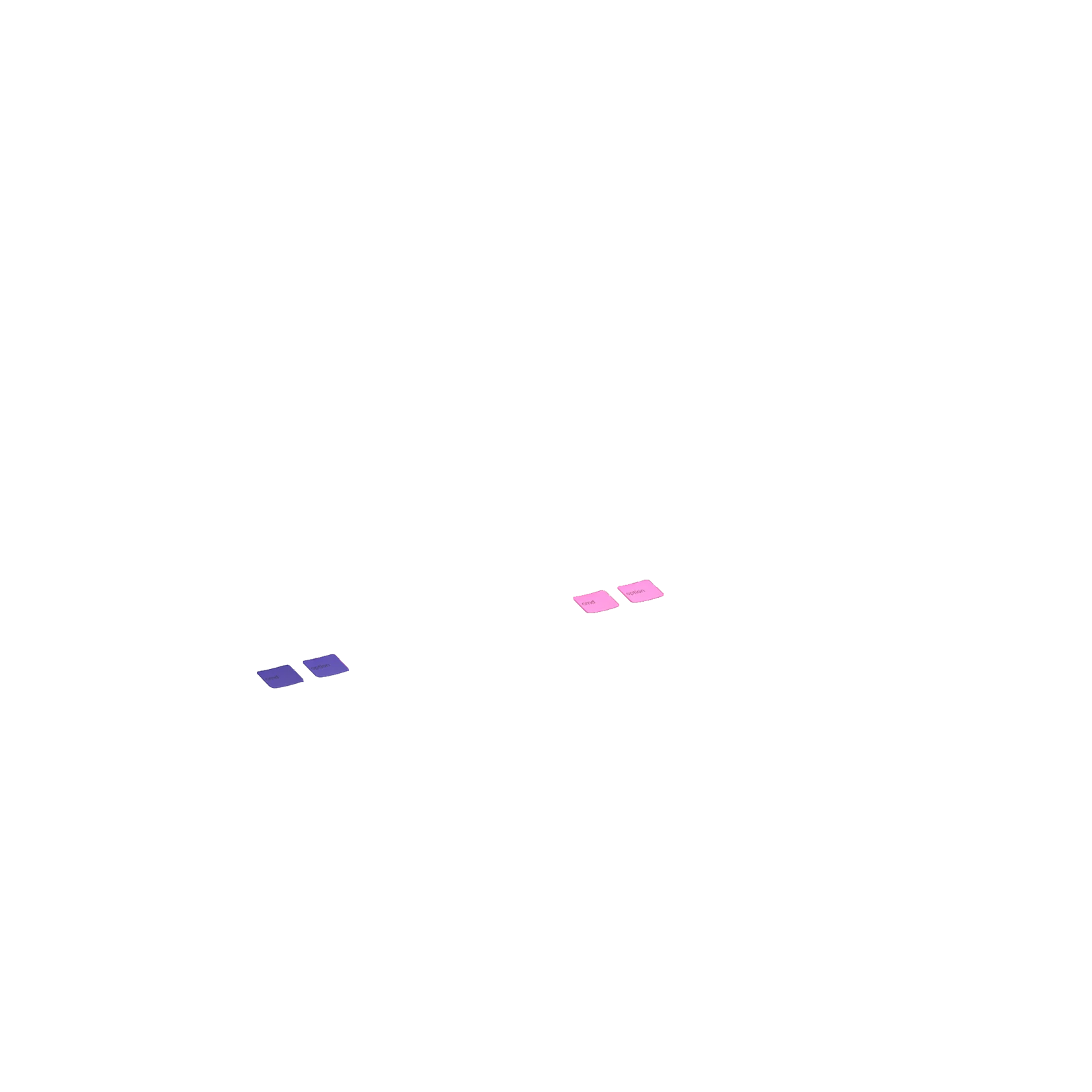 Nebula DE Keycaps for Mechanical Keyboards - Custom Gaming & Typing Keycaps for PC, Mac, Laptop (Perfect for Gamers, Programmers & Enthusiasts)