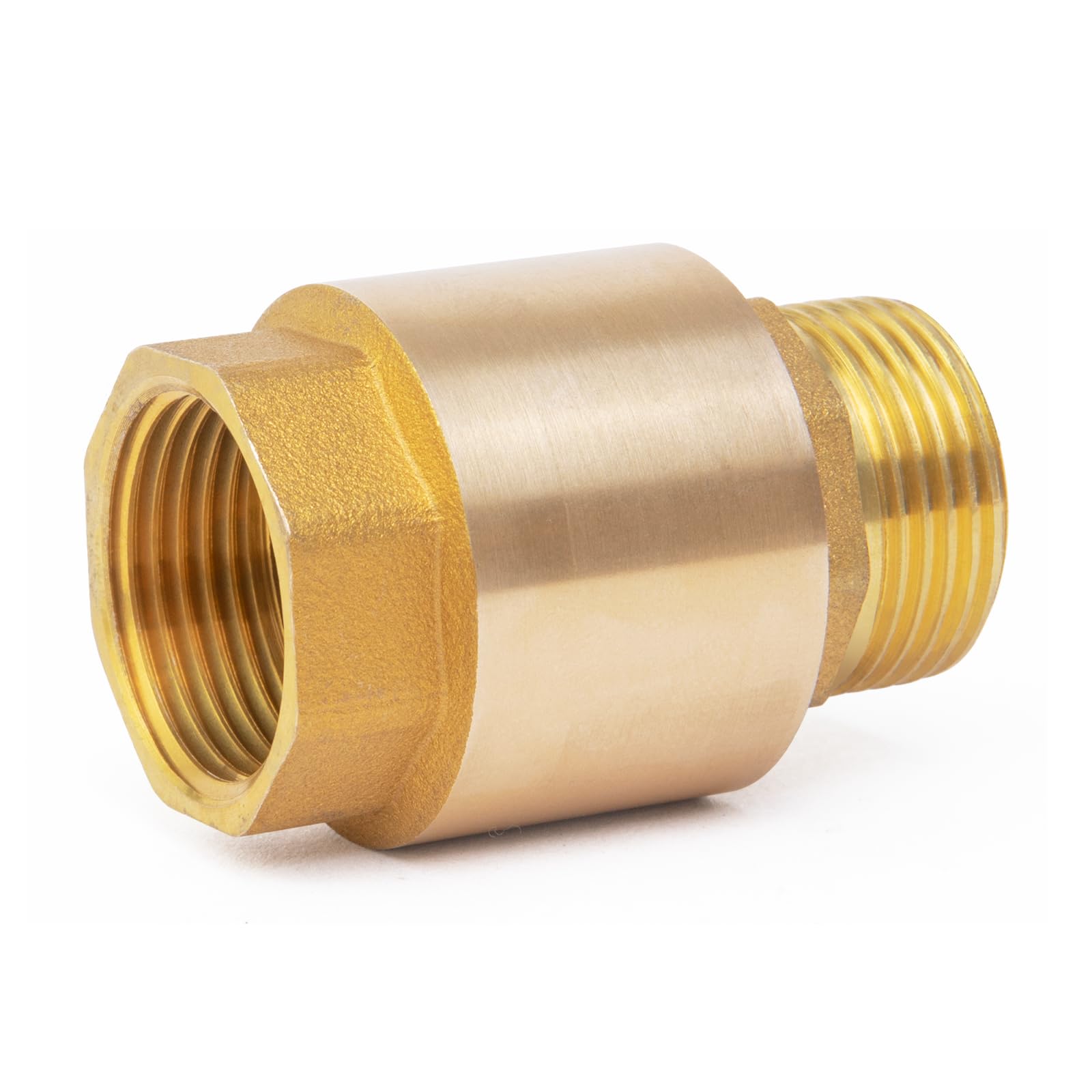 Brass In-Line Spring Check Valve 3/4