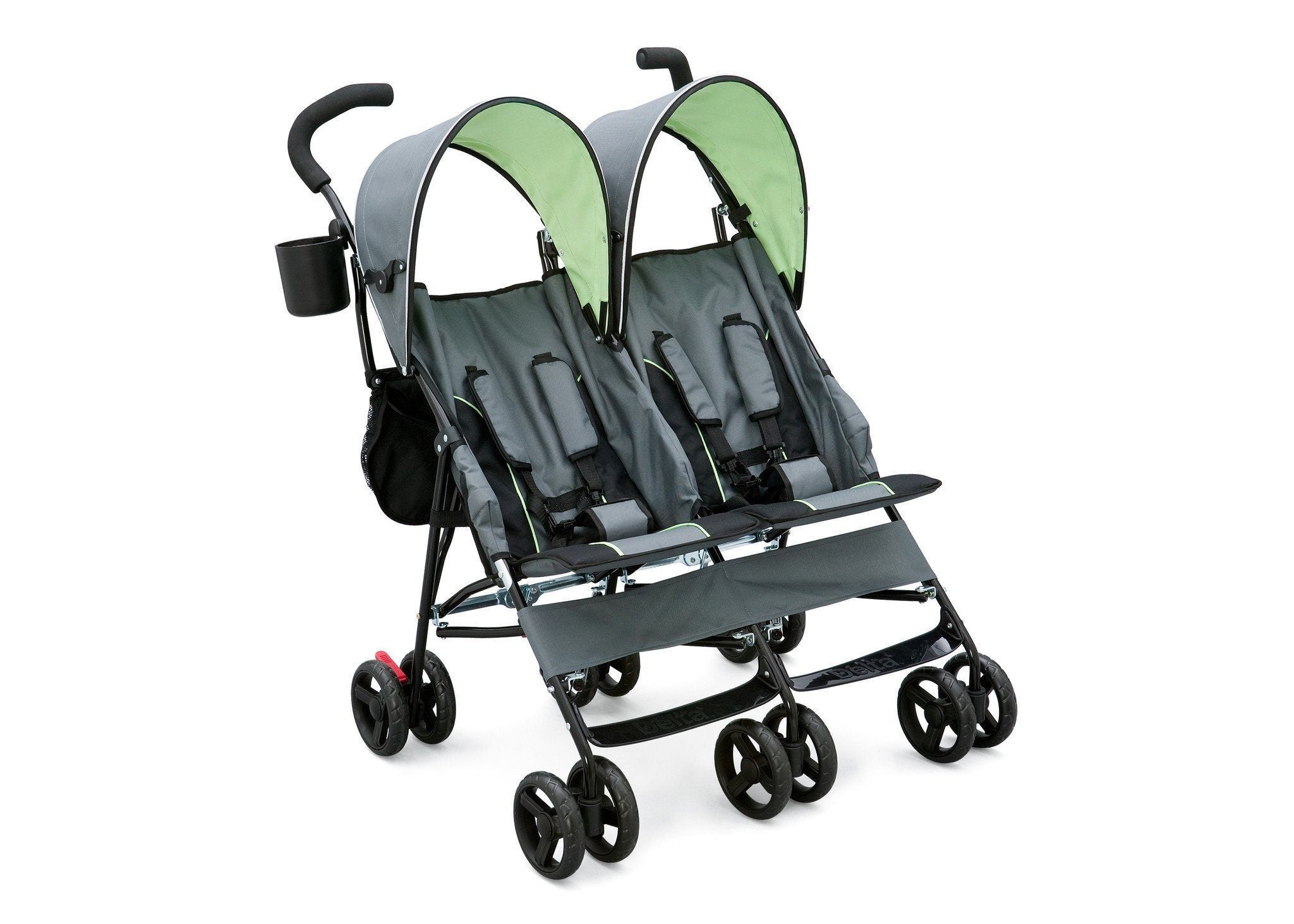 LX Side by Side Double Stroller for Twins - Lightweight & Compact Design for Easy Maneuvering - Perfect for Shopping, Travel, and Outdoor Adventures
