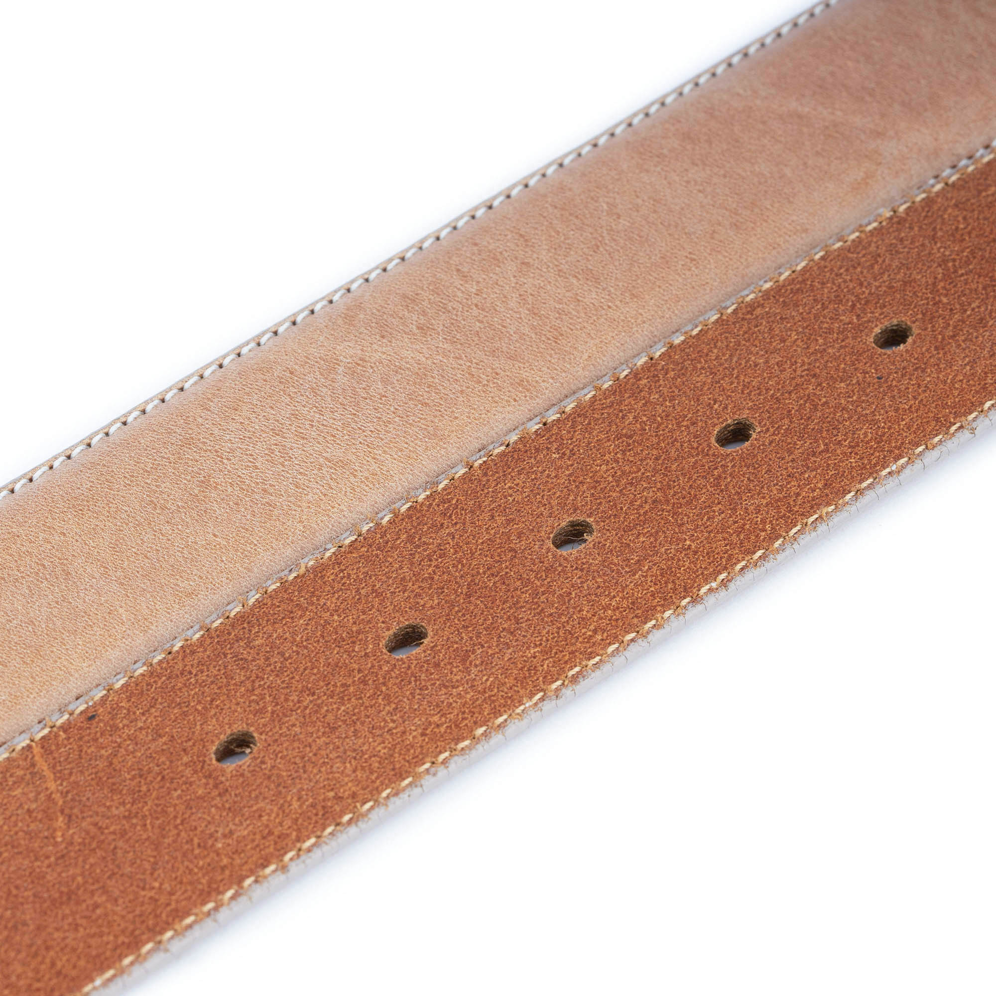 Men's Taupe Leather Belt Strap Replacement for Ferragamo Buckles - Premium Genuine Leather Dress Belt for Business, Office & Formal Occasions