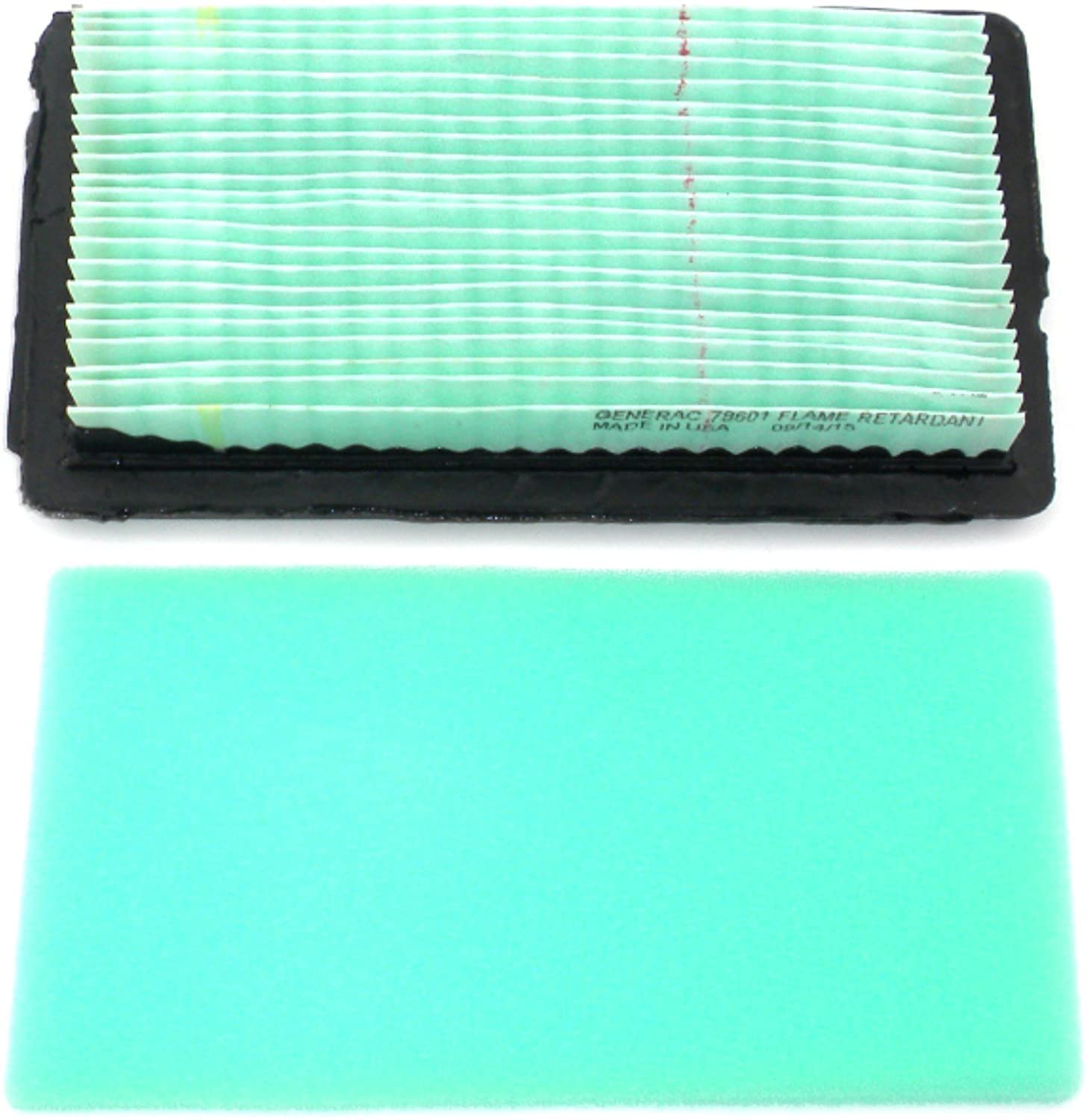 Generac 078601 & 078602 Air Filter and Pre-Filter Replacement Set - Compatible with Generac Generators - Perfect for Home Backup Power and Outdoor Use