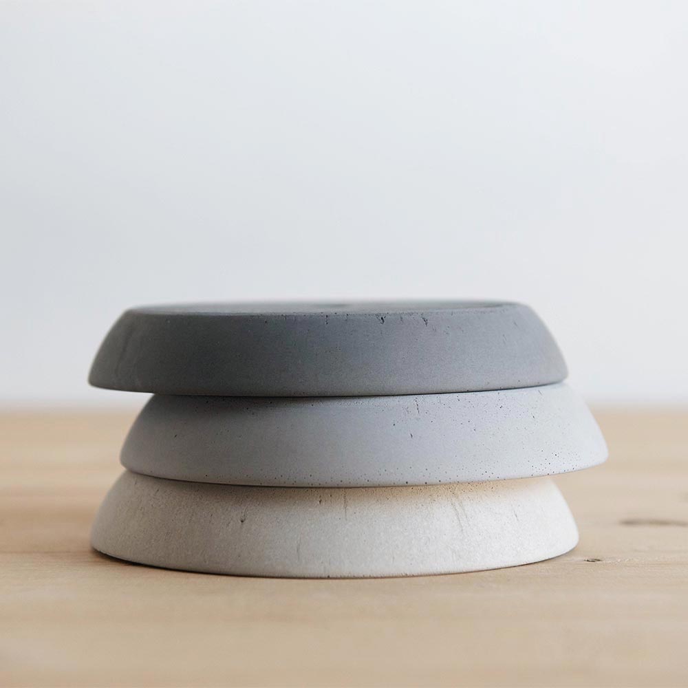 Modern Wood & Concrete Toilet Paper Holder - Rustic Bathroom Tissue Roll Stand for Farmhouse, Industrial & Contemporary Home Decor | Perfect for Bathrooms, Powder Rooms & Vanities