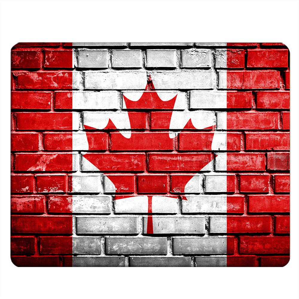 Canadian Flag Design Gaming Mouse Pad - 9.5