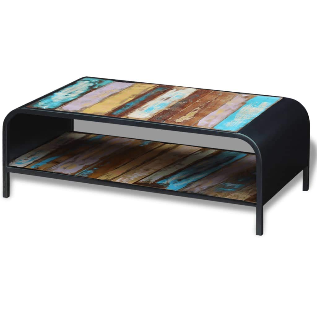 Vintage TV Stand Storage Cabinet with Drawers - Solid Reclaimed Wood TV Console, Coffee Table, Desk & Sideboard - Perfect for Living Room, Bedroom & Home Office Organization