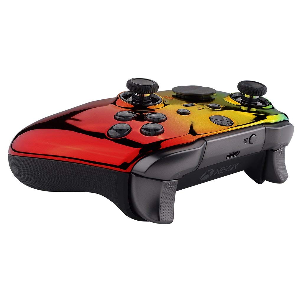 Wireless Xbox Elite Series 2 Controller - Custom Modded for FPS Gaming - PC & Xbox One - Chrome GGR Design