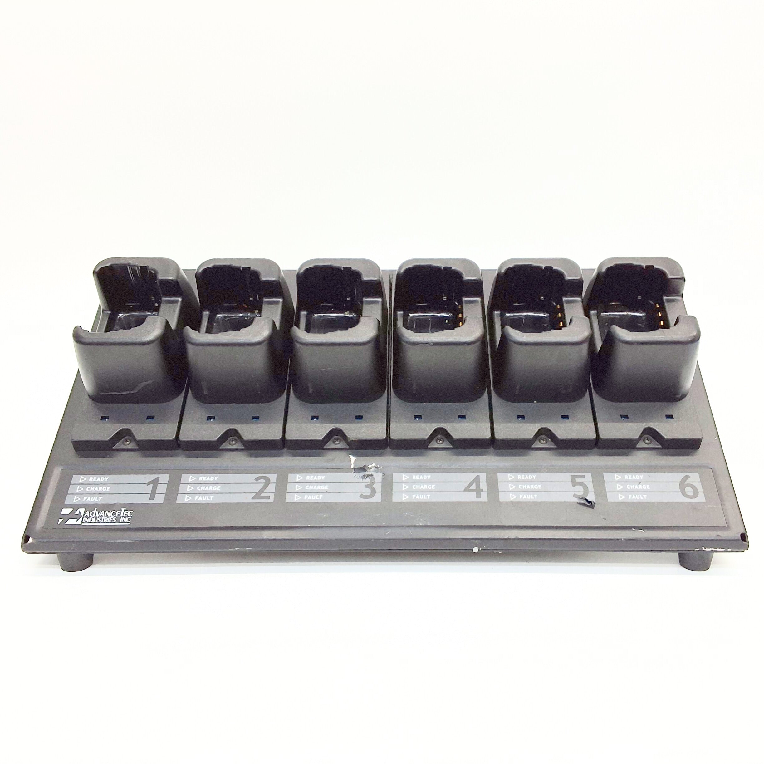 Harris AT6089A Advanced Tech 6 Bay Drop-In Charger - Multi Charger for XGrip Radios | Perfect for Police, Fire & Emergency Communication Devices