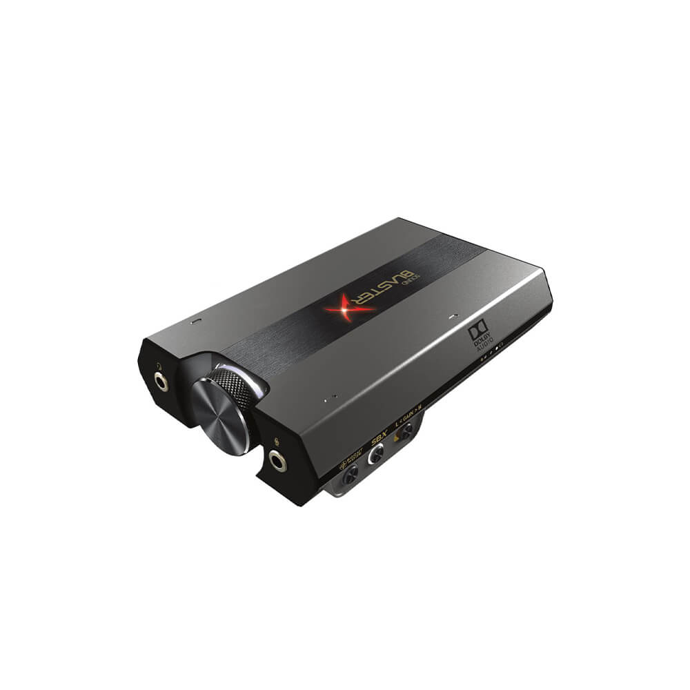 Creative Sound Blaster X G6 High-Resolution USB DAC and Amp - Premium Gaming Sound Card for PC, PS4, PS5, Xbox - Enhance Audio for Streaming, Esports & Music Production