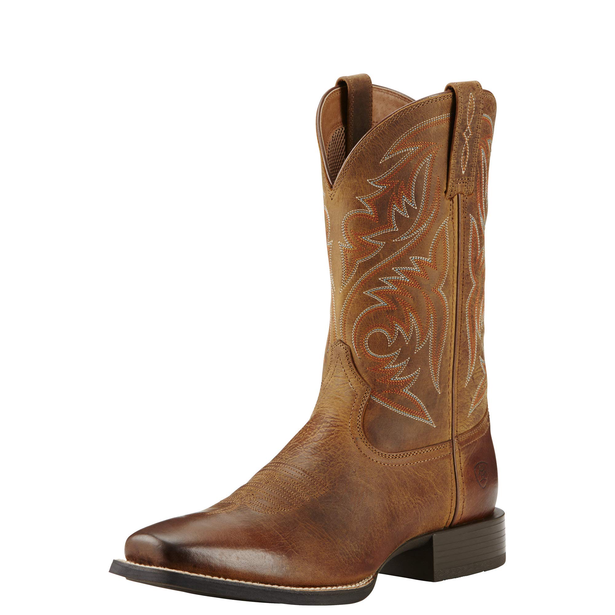 Ariat Men's Sport Herdsman Western Boot - Durable Cowboy Boots for Riding, Work & Outdoor Activities | Comfortable Roper Boots for Ranch, Farm & Country Lifestyle