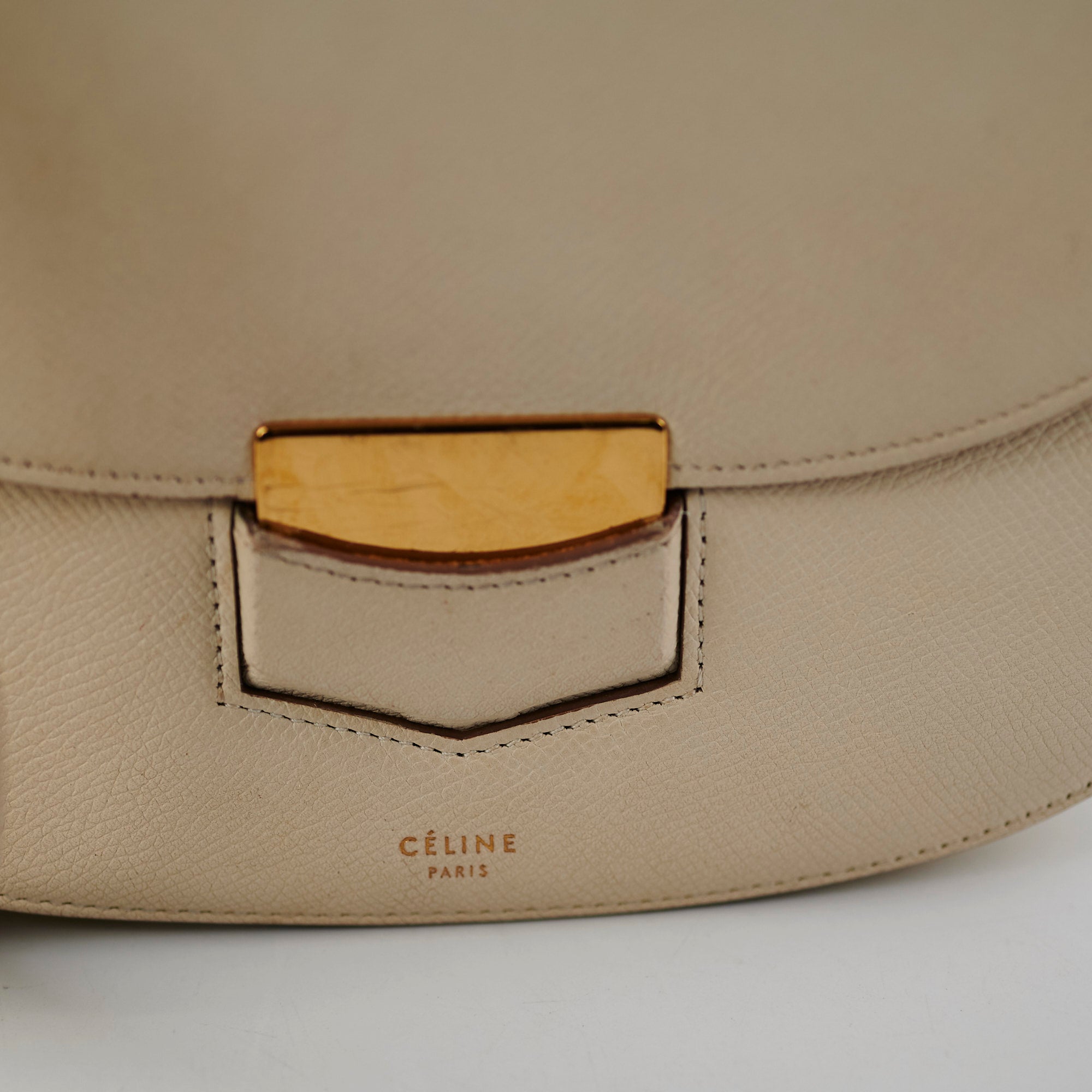 Celine Trutteur Medium Calfskin Crossbody Bag for Women - Luxury Leather Shoulder Purse for Everyday Use, Work & Travel