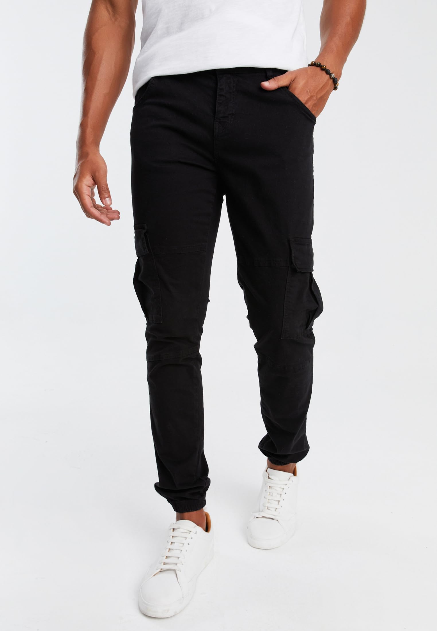 Leif Nelson Men's Slim Fit Stretch Denim Jeans LN-9285 - Comfortable & Durable for Casual Wear, Work & Outdoor Activities